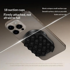 3-in-1 Magnetic Suction Phone Mount – For Desk, Wall, Car & Anywhere