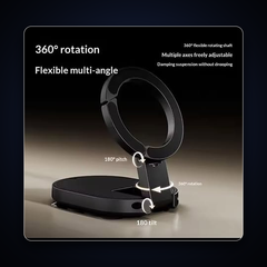 3-in-1 Magnetic Suction Phone Mount – For Car, Desk, Glass & Tile