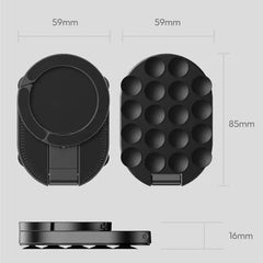 3-in-1 Magnetic Suction Phone Mount – For Desk, Wall, Car & Anywhere