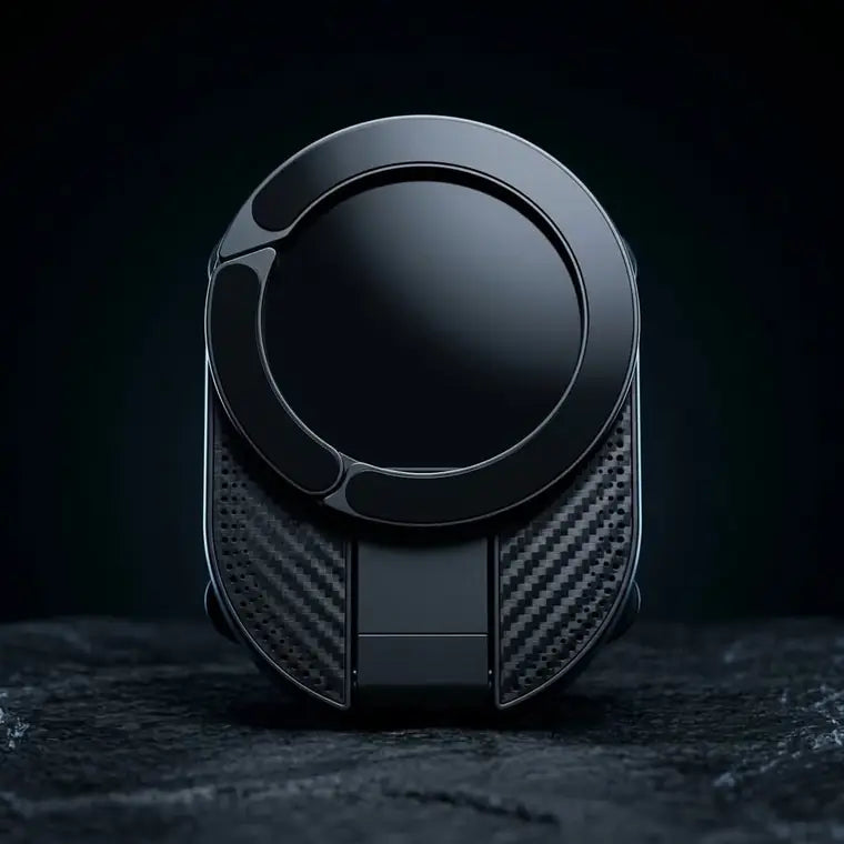 Magnetic suction phone mount